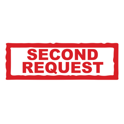 Box SECOND REQUEST Stamp