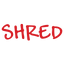 Handwriting SHRED Stamp