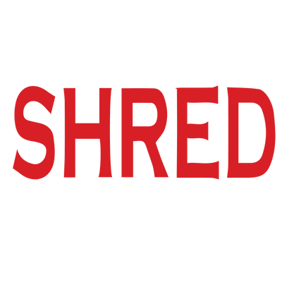 SHRED Stamp