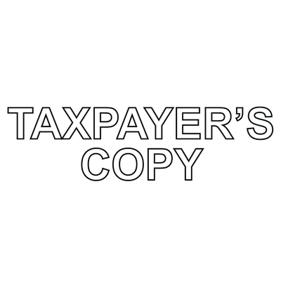 TAXPAYER'S COPY Stamp