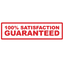 100% SATISFACTION GUARANTEED Stamp