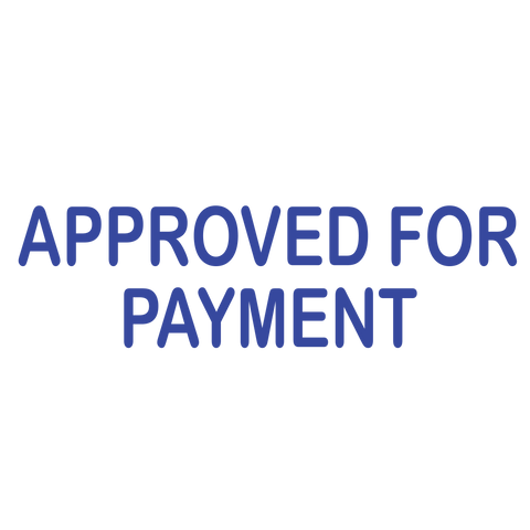 APPROVED FOR PAYMENT Stamp