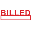 Box BILLED Stamp