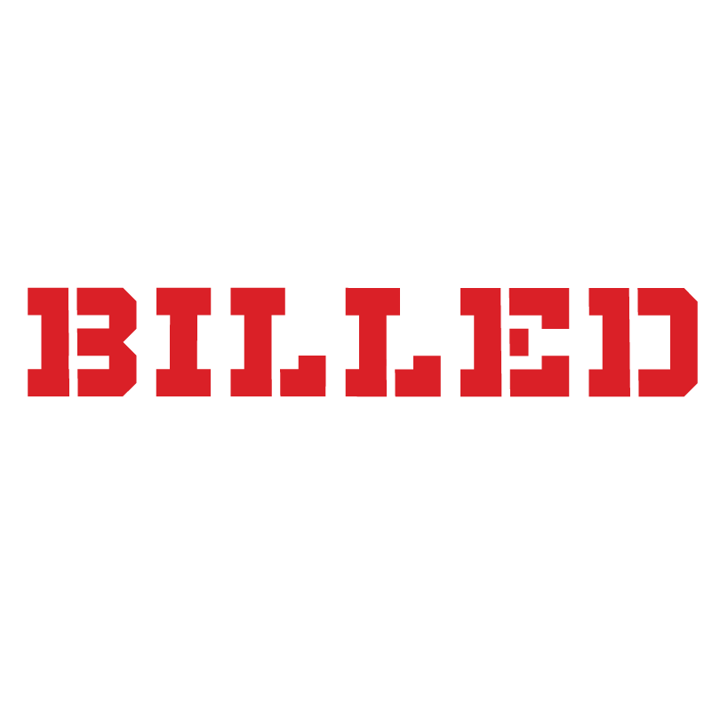 Stencil BILLED Stamp