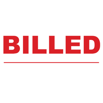 Line BILLED Stamp