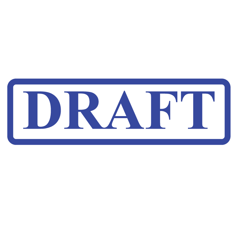 Box DRAFT Stamp