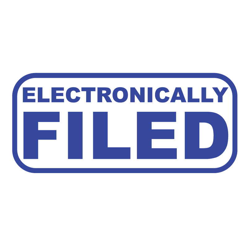 ELECTRONICALLY FILED Stamp