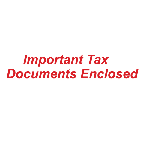 Important Tax Documents Stamp