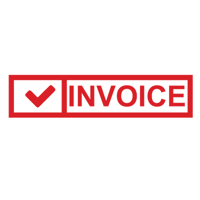 Check Box INVOICE Stamp