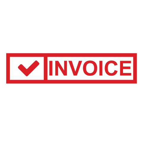 Check Box INVOICE Stamp