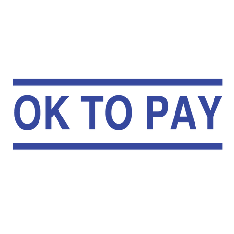OK TO PAY Stamp