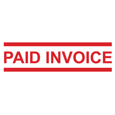 PAID INVOICE Stamp