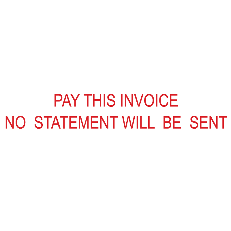 PAY THIS INVOICE Stamp