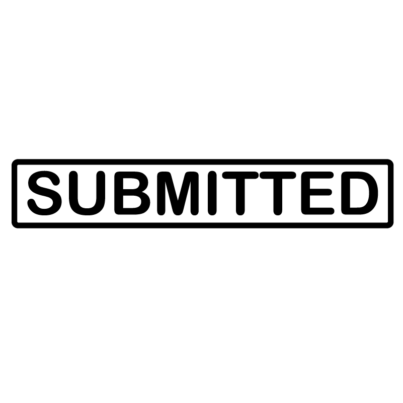 Box SUBMITTED Stamp