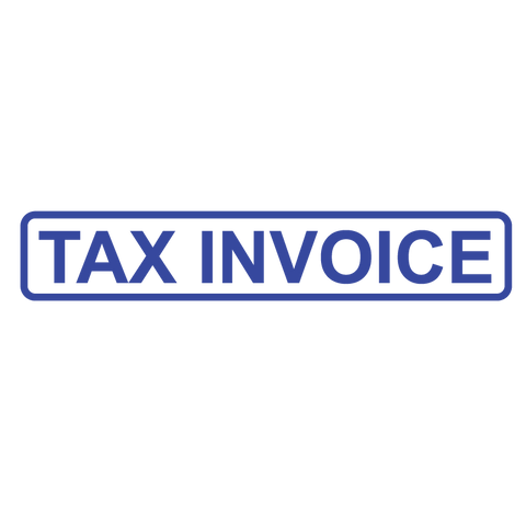 Box TAX INVOICE Stamp