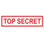Box TOP SECRET Stamp