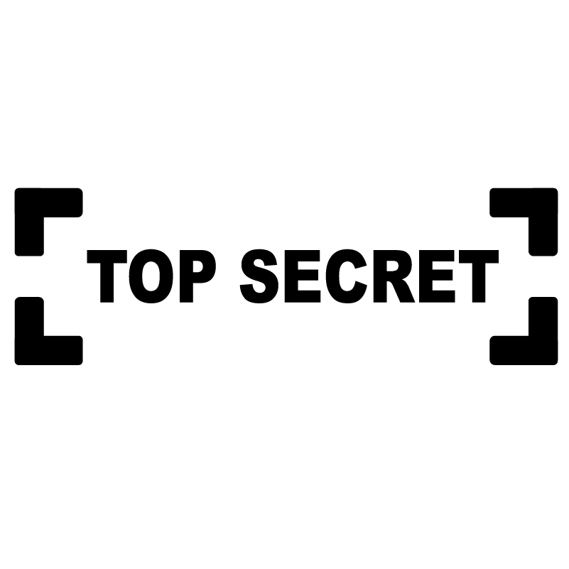 Bracket TOP SECRET Stamp