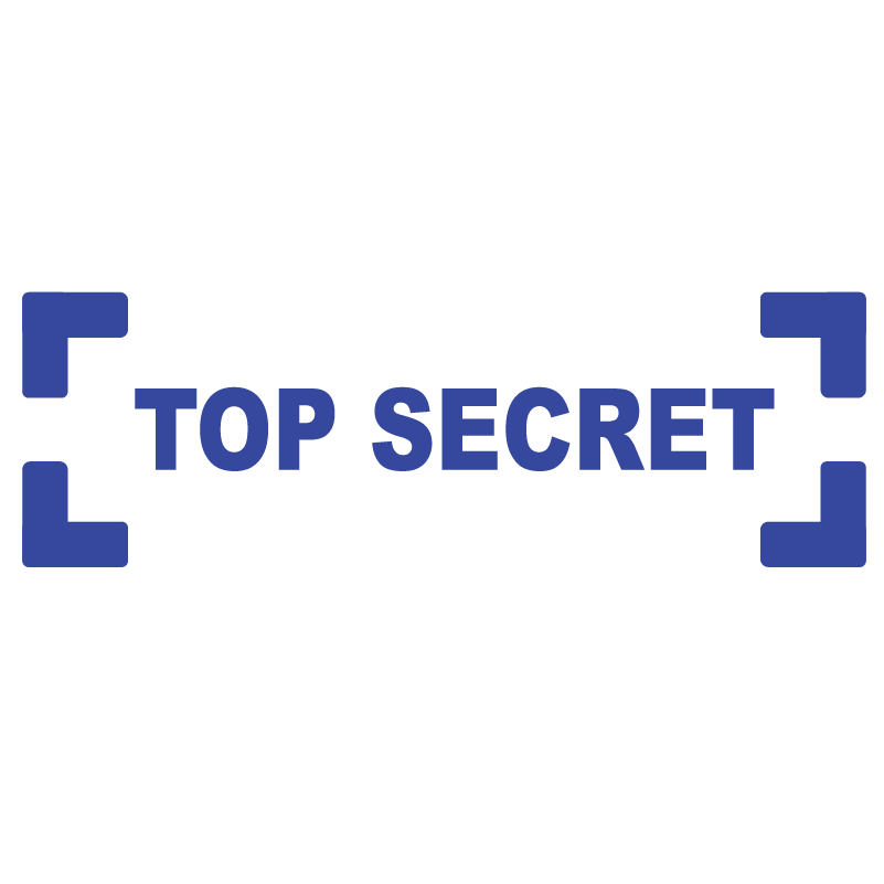 Bracket TOP SECRET Stamp