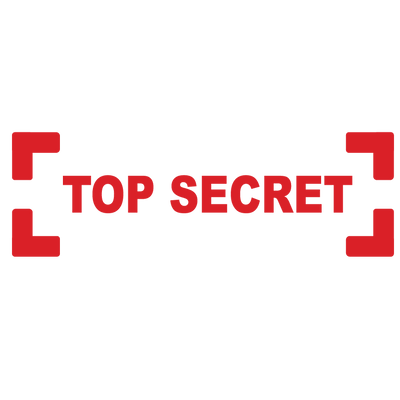 Bracket TOP SECRET Stamp