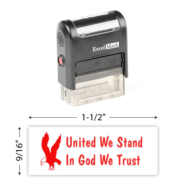 United We Stand, In God We Trust Stamp