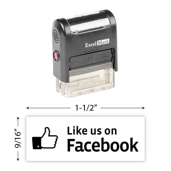 Like Us On Facebook Stamp