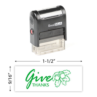Give Thanks (Leaves) Stamp