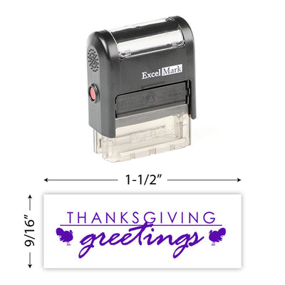 Thanksgiving Greetings (Turkeys) Stamp