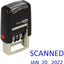 Small Scanned Date Stamp