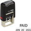 Small Paid Date Stamp