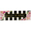 Floral Pink Acrylic Block Nameplate