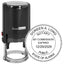 Round Alaska Notary Stamp