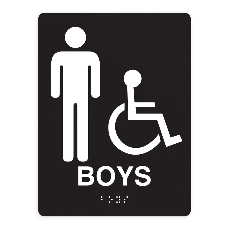 Boy Code Signs ADA Compliant Boys 2 Sign – DiscountRubberStamps.com