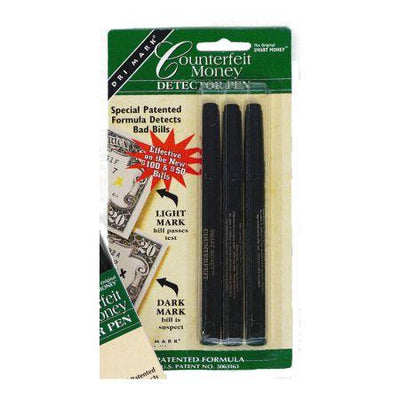 Smart Money Counterfeit Detector Pen - 3 Pack