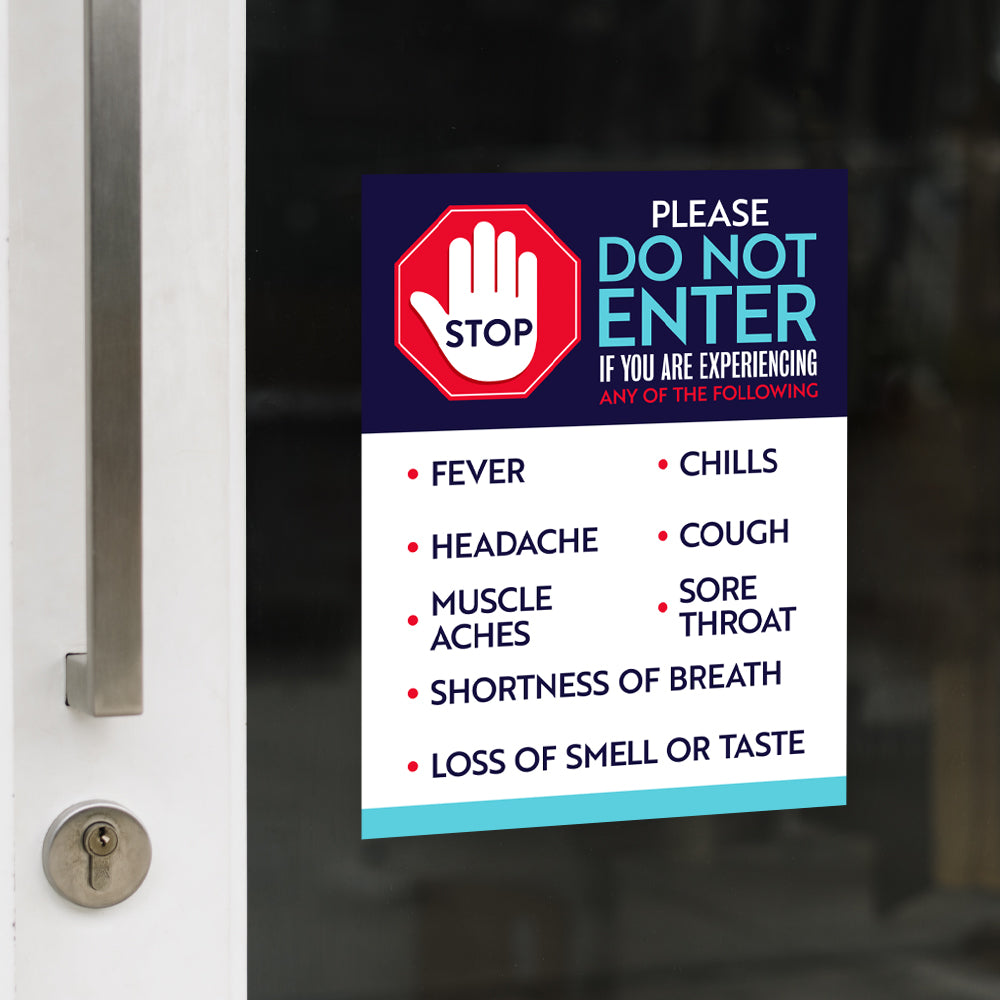 Please Do Not Enter Decal
