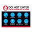 Stop Do Not Enter Decal