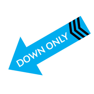 Down Only Wall Decal