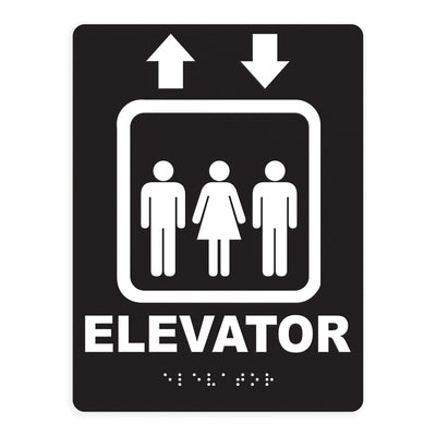 ADA Compliant Elevator Sign