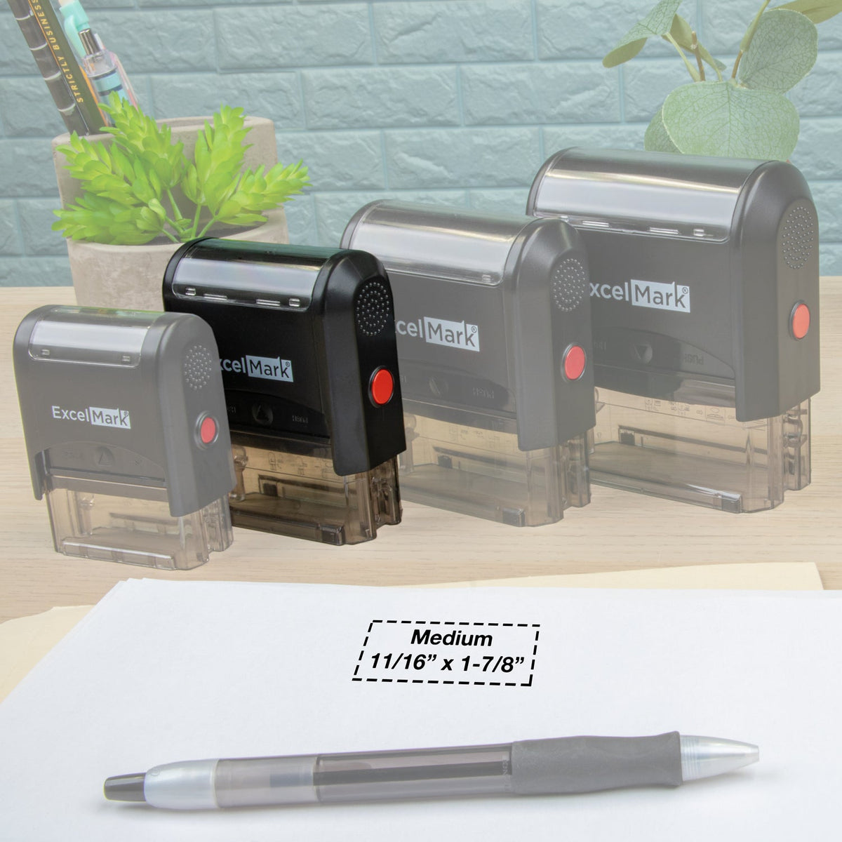 Excelmark R300 ExcelMark Self-Inking Stamps – DiscountRubberStamps.com