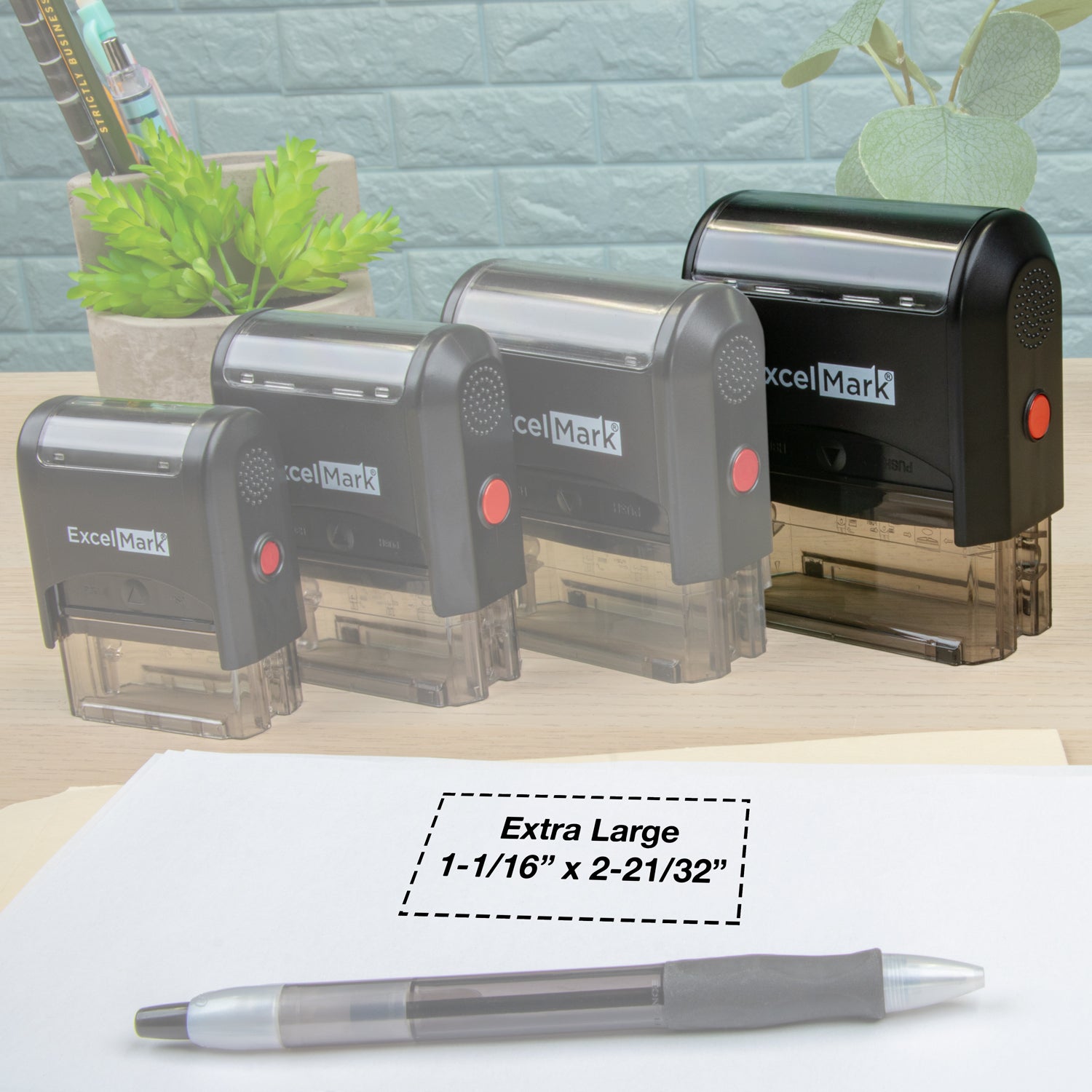 Large Self-Inking Stamps for Companies