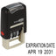 Small Expiration Date Stamp