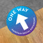 One Way Arrow Floor Decal
