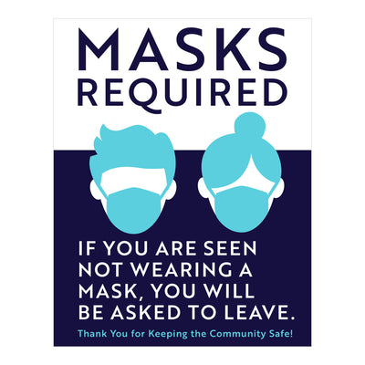 Masks Required Sign