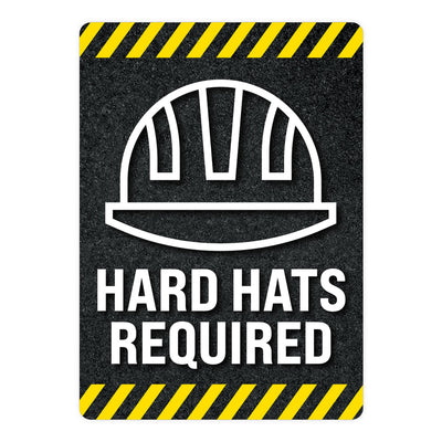 Hard Hats Required Warehouse Safety Sign