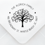 Swirl Tree Address Stamp