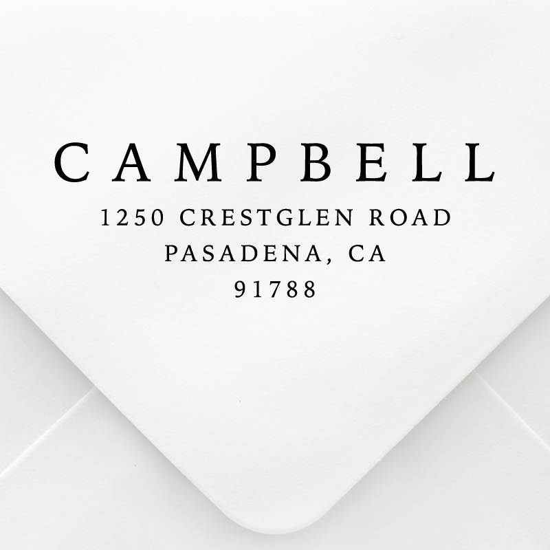 Simple Classic Address Stamp