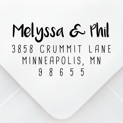 Hand Drawn Address Stamp