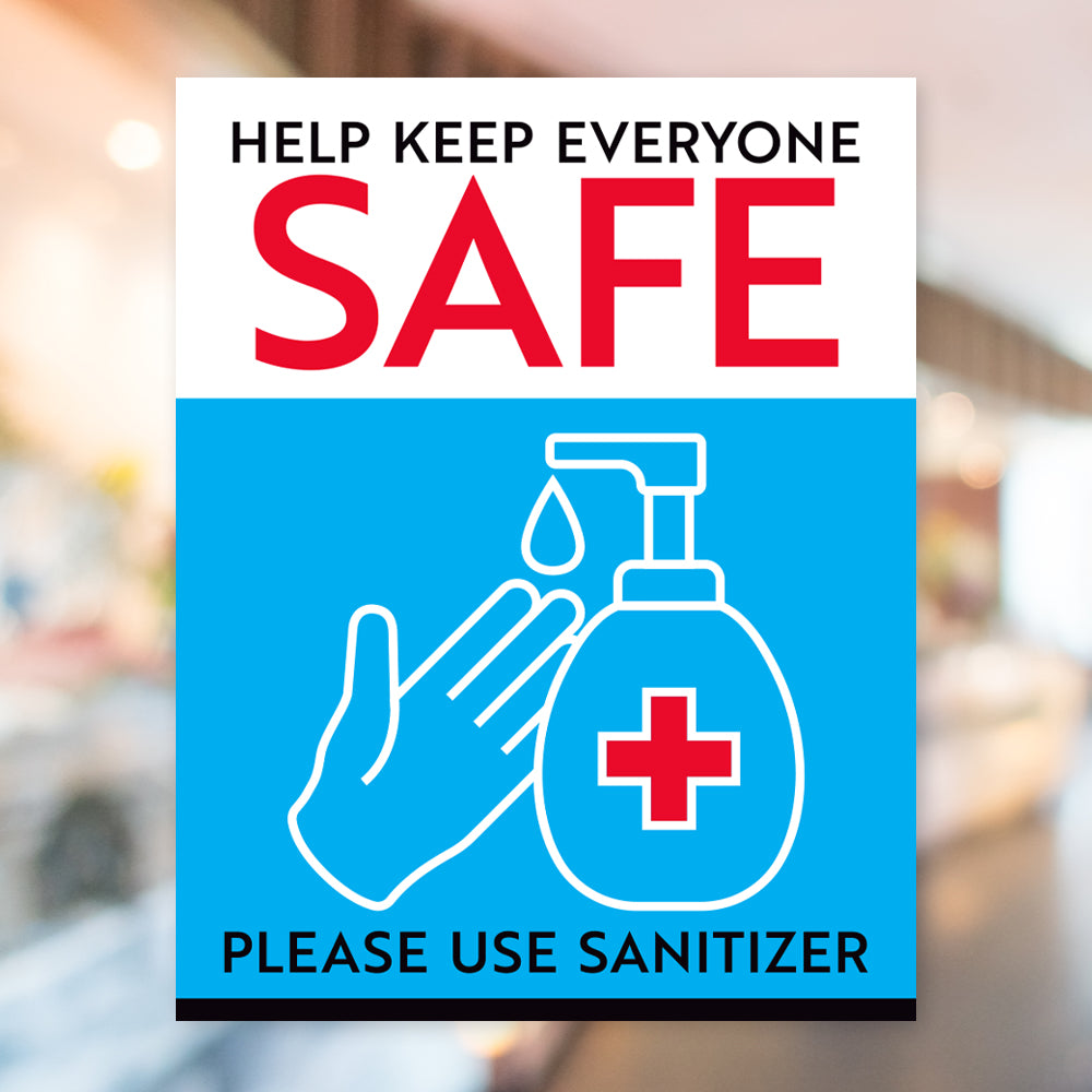 Please Use Hand Sanitizer Sign