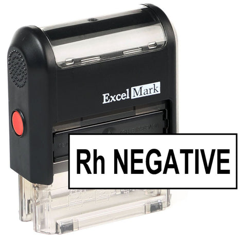 RH Negative Stamp