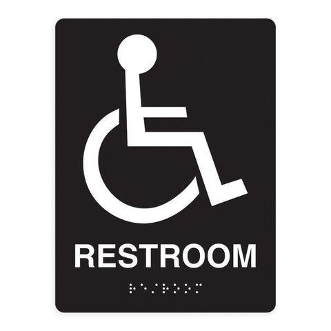 ADA Compliant Restroom Sign