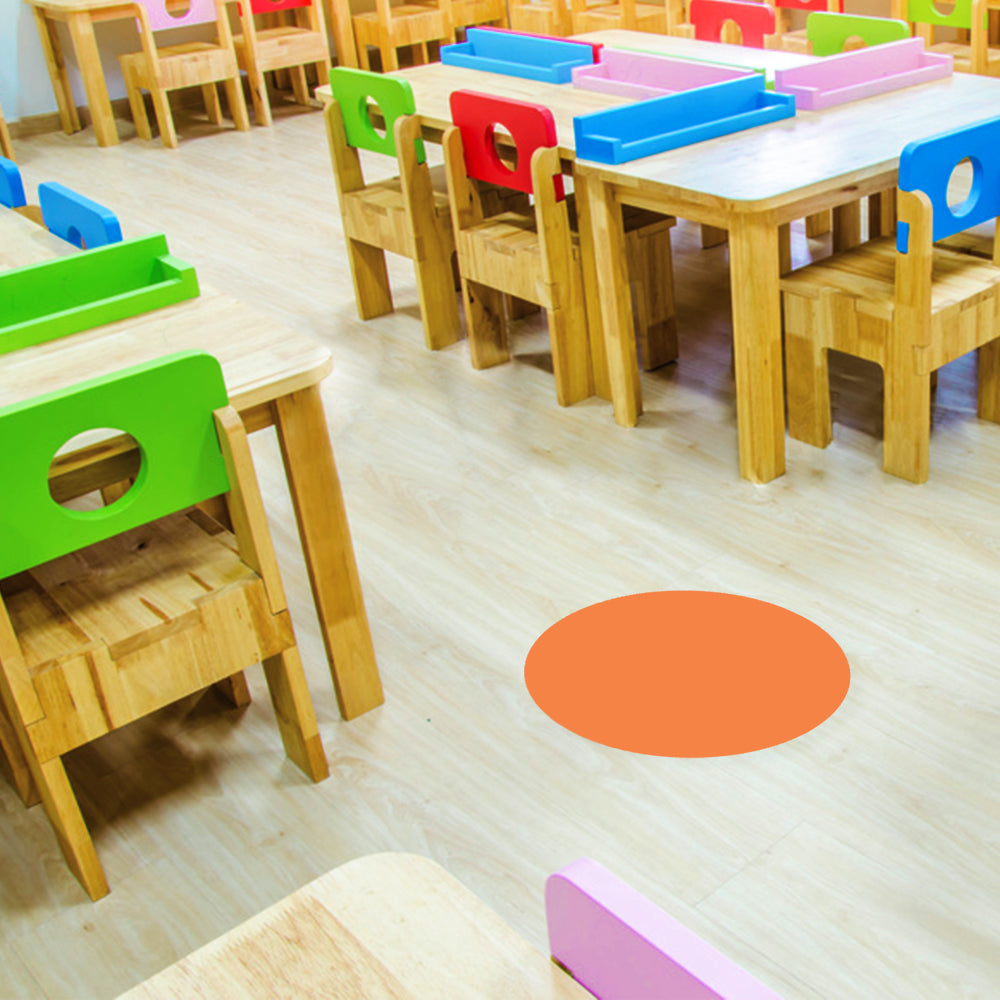 Color Circle Classroom Floor Decal